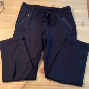 ONE 5 ONE navy blue ankle trousers